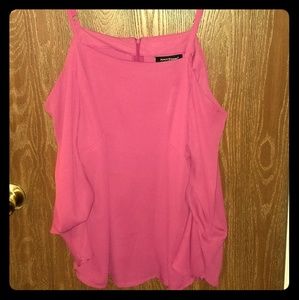 Ashley Stewart cold shoulder top.